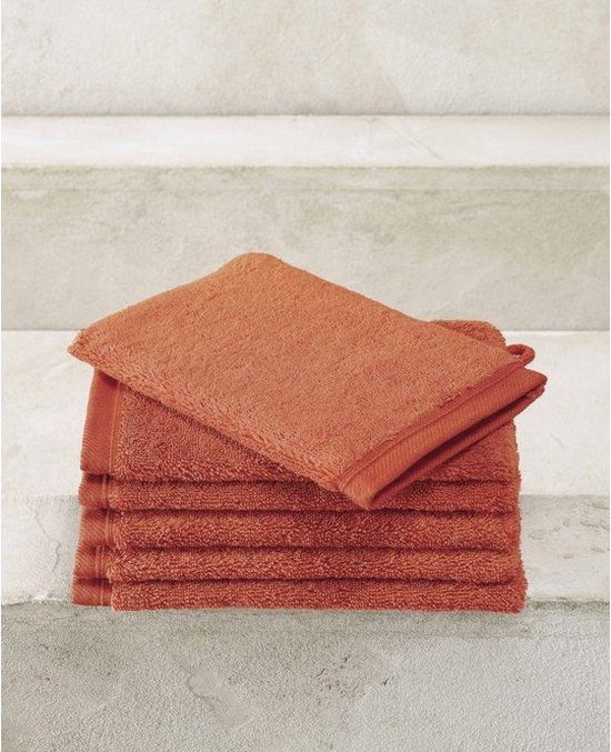 DE WITTE LIETAER EXCELLENCE Burnt Orange Washandje - 1 stuk