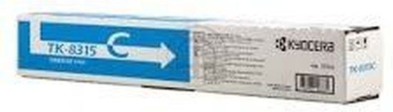 Kyocera TK-8315C Cyan Toner Cartridge - 6,000 Page Yield