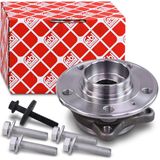 febi bilstein 22649 Wiellagerset met wielnaaf, aandrijfasschroef en bevestigingsschroeven, set van één