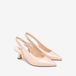 NeroGiardini Slingpumps Vrouwen Roze Leer Hakhoogte 5 - 7 cm
