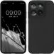 kwmobile telefoonhoesje geschikt voor Motorola Moto G67 / G77 / G87 - Hoesje voor smartphone - Precisie camera uitsnede - In mat zwart
