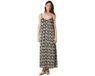 Deeluxe Biliana Lange Jurk Zonder Mouwen V-hals Paisley Viscose Wit XS Vrouw