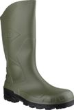 Dunlop Devon Unisex S5 Green/Black Safety Wellington Boots Size 37