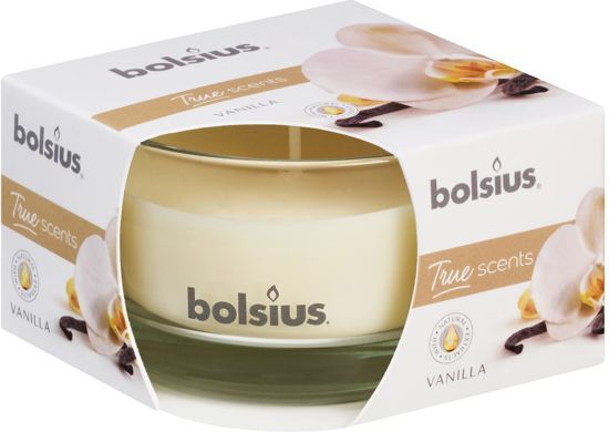 Bolsius Geurglas 80/50 true scents vanille (1ST)