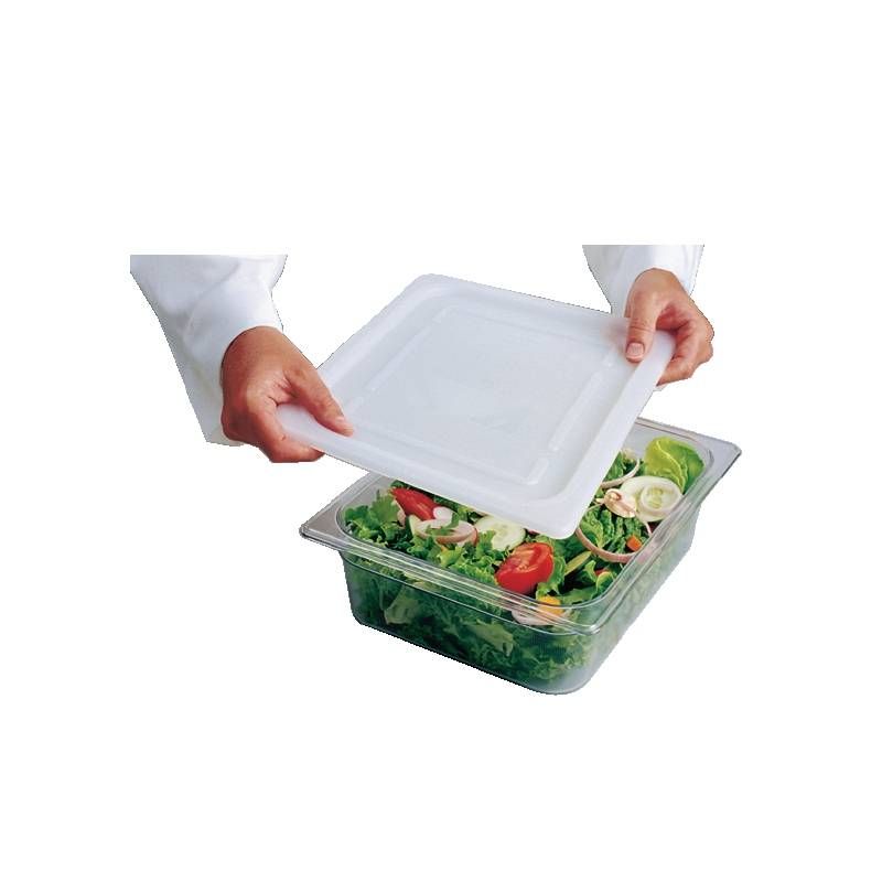 HorecaTraders GN 1/4 White Leak-Proof Lid