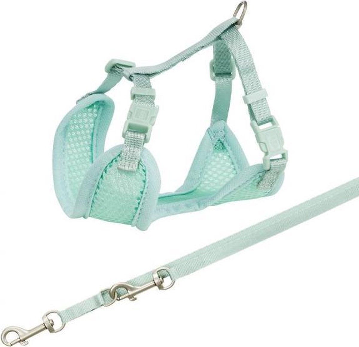 TRIXIE junior puppytuig voor hond soft met riem mintgroen 26-34x1 cm / 2 mtr