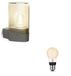 Philips Hue Nayl Wandlamp voor Buiten Up (Antraciet)