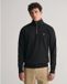 GANT Shield Half Zip Sweatshirt Heren Zwart S