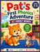 Pat's First Phonics Adventure: AT Family Words and Blending Practice for Beginning Readers (Ages 3-6)