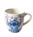 Disney Mug en porcelaine Stitch, 275 ml, motif Stitch, tasse à café, accessoire de table, blanc/bleu