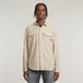 G-Star Marine Slim Shirt Heren Lange Mouw Katoen XXL Dk Brick Gd