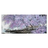 Homemania Afbeelding boom natuur en landschappen voor woonkamer, slaapkamer, meerkleurig, 70 x 3 x 100 cm, HM20KNV70 x 100 – 21, polyester, hout