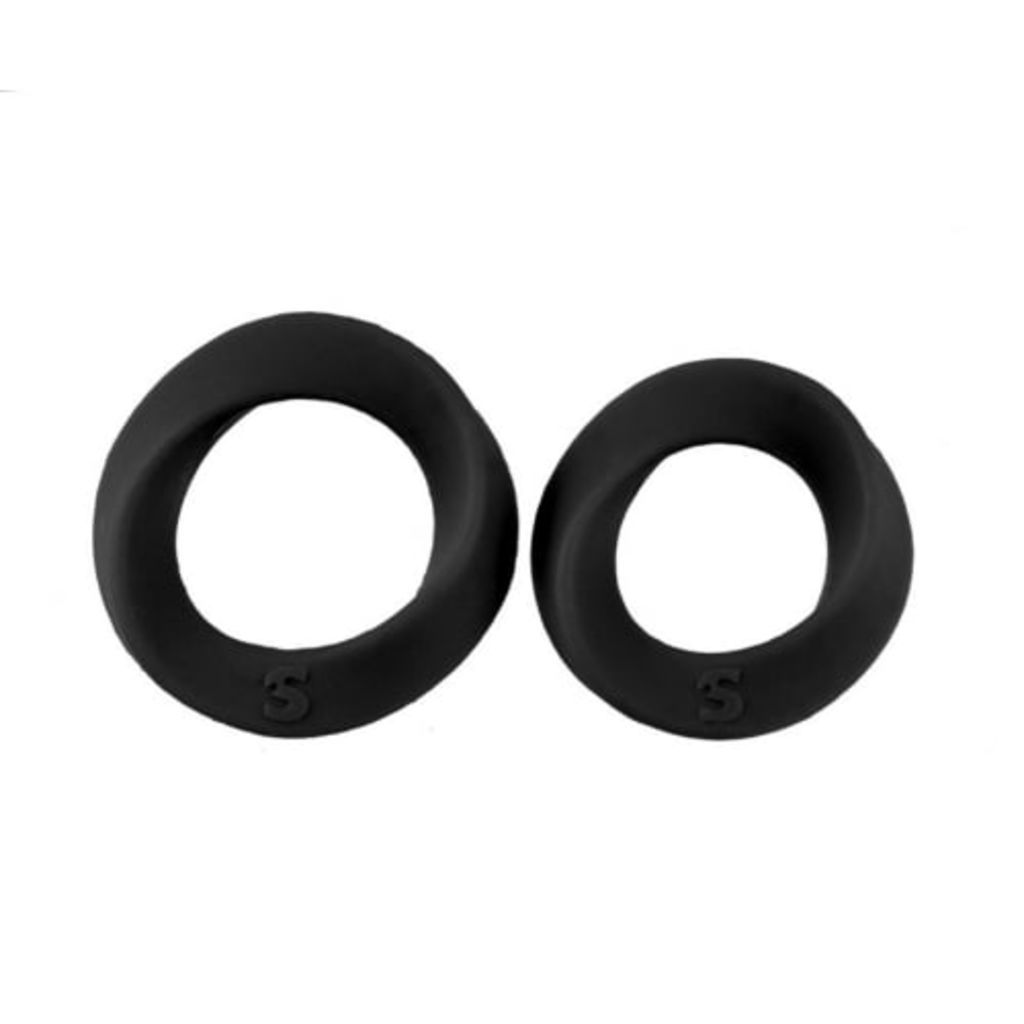 Shots Toys Endless Cockring Black - Big - Normal