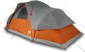 Tente dôme 9 personnes imperméable orange