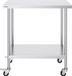 VEVOR Roestvrijstalen Werktafel 61 x 91.4 x 95.5 cm