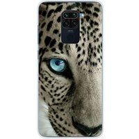 Xiaomi Redmi Note 9 Oeil de leopard bedrukt siliconen hoesje