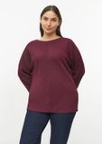 s.Oliver Curve Plus Size top - violet foncé