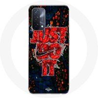 Oppo Etui maniacase voor Oppo A93 5G nike just do it rood