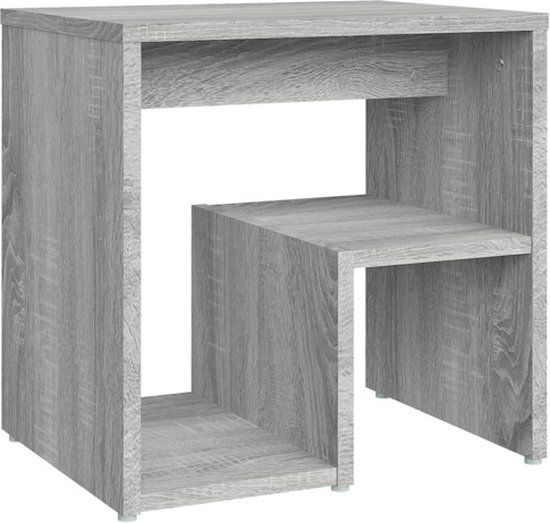 vidaXL Nachtkastje 40x30x40 cm bewerkt hout sonoma eikenkleurig