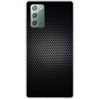 Samsung Galaxy Note 20 Dark metal bedrukt siliconen hoesje