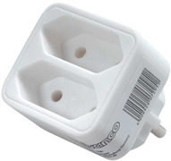 Vivanco 2-way Euro adapter