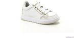 Twins Mia Mario 500 Kinderen Vrouwen Wit - w2 Leer EVA Leren Sneakers met Veters en Ritssluiting