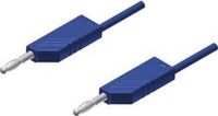SKS Hirschmann MLN 25/2,5 BL Meetsnoer Banaanstekker 4 mm Banaanstekker 4 mm 25.00 cm Blauw 1 stuk(s)