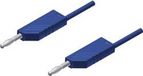 SKS Hirschmann MLN 25/2,5 BL Meetsnoer Banaanstekker 4 mm Banaanstekker 4 mm 25.00 cm Blauw 1 stuk(s)