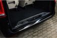 Zwart Avisa Zwart RVS Achterbumperprotector passend voor Mercedes Vito / V-Klasse 2014- 'Ribs'