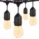 a sunny day lichtsnoer buiten - 5 meter - 10 LED lampen - E27 - verlengbaar