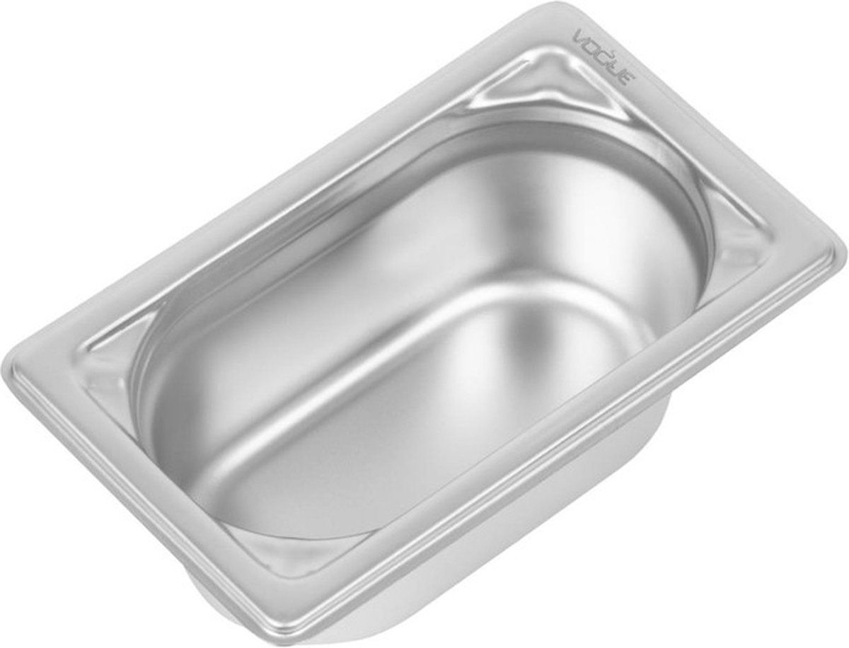 Vogue RVS GN1/9 Bak 65mm - Grijs