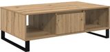 vidaXL Salontafel Artisan Eiken 104 x 60 x 35 cm Bewerkt Hout