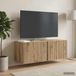 Maison Exclusive meuble TV mural, 78,5 x 31 x 30 cm, chêne artisanal