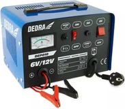 DEDRA Gelijkrichter, omvormer 6/12 V vermogen 12-100 Ah, laadvermogen 90 W, met stroomindicator functie, 3A-bescherming, lengte van de accukabel: 120 cm