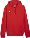 PUMA teamGOAL Casuals Hoody Heren sporttrui - Puma Red-Puma White