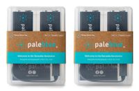 Pale Blue AAA Rechargeable Batteries - 4 Pack - Black
