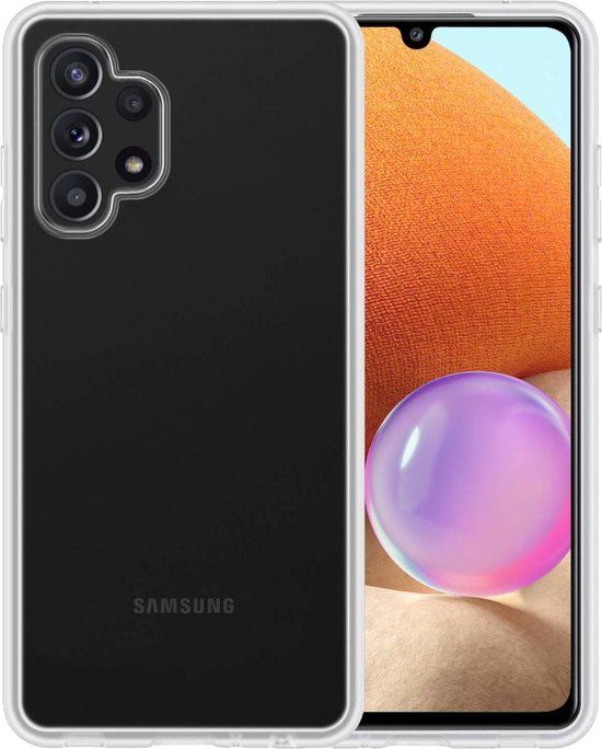 BTH Transparant Hoesje voor Samsung Galaxy A32 4G - Siliconen Back Cover