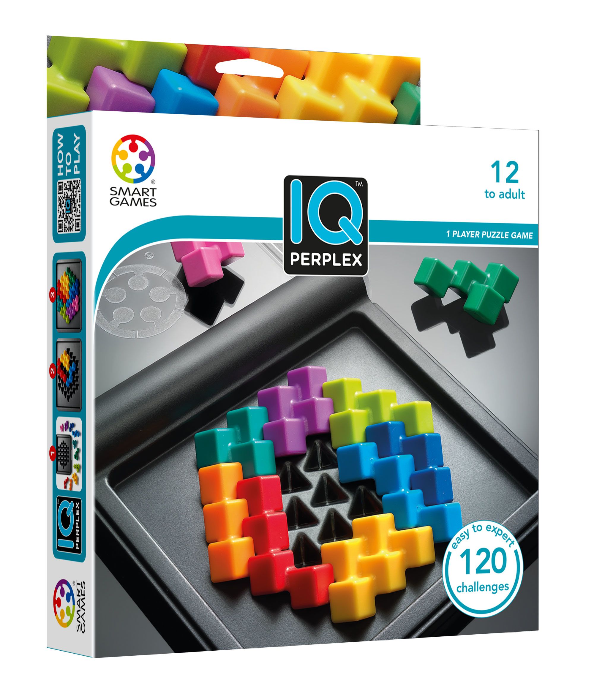 Smart Games IQ Perplex - Box Puzzle for Adults & Kids - 120 Challenges