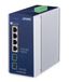 PLANET IGS-1000-4UP2X commutateur réseau 2.5G Ethernet (100/1000/2500) Power over Ethernet (PoE) Aluminium, Bleu