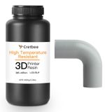 Résine d'impression 3D, résistant à la chaleur jusqu'à 280 °C, 405 nm, convient aux imprimantes DLP/LCD, gris