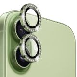 Northjo Ensemble de protecteurs d'objectif avec strass iPhone 17 - Vert