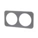 Glowster Hoogwaardig aluminium wandbord, zilver, 2 sleutels