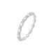 Swarovski Vittore ring metaal / kristal zilver 60