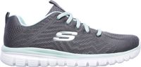 Skechers Sportschoenen Dames GRACEFUL-GET CONNECTED - 12615 CCGR Charcoal/Green