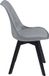Happy Garden Set van 4 NORA fluwelen stoelen met kussen, grijs