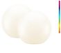 Goobay Set of 2 LED Solar Decorative Light Globe, 20 cm, Size M, RGBW