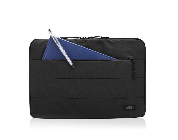 ACT City Laptop Sleeve 15.6" - Zwart - Opbergmap/Sleeve