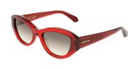 Ferragamo SF2104S Transparent Red/Transparent Woman Sunglasses