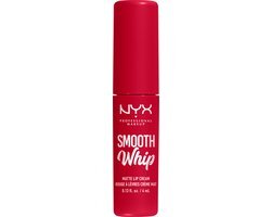 NYX Professional Makeup Lippenstift Smooth Whip Matte 13 Cherry, 4 ml