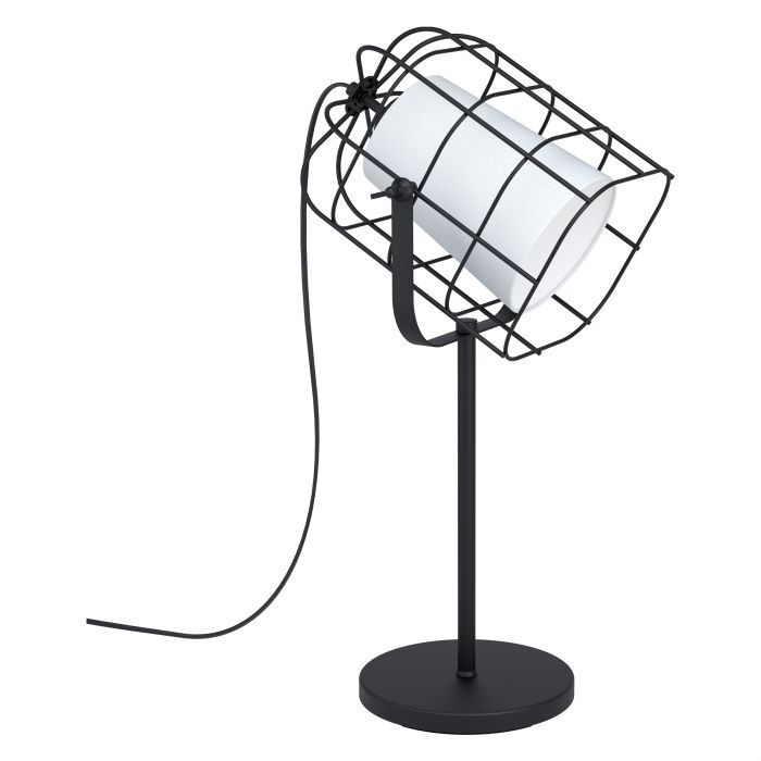EGLO Bittams Tafellamp - Zwart - E27 - 57 cm